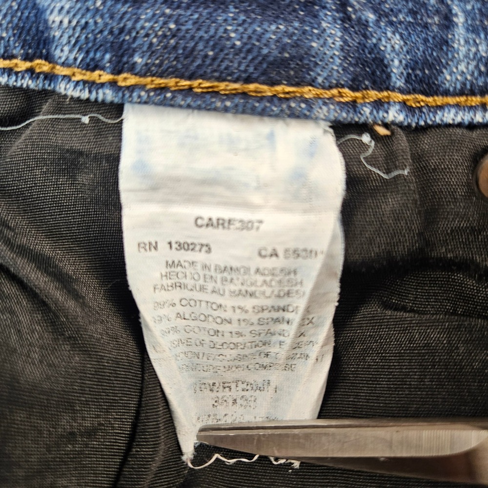 Wrangler Retro Relaxed Bootcut Jeans‎ Mens 36x29 Blue Denim 88WRT20MH - Picture 10 of 13